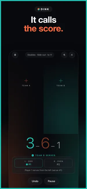 Pickleball Score Keeper Dink screenshot 2