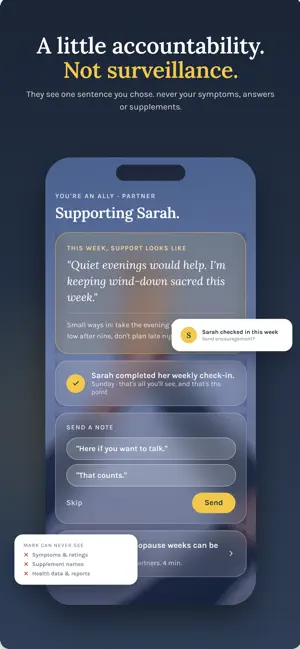 Yellow Menopause Companion screenshot 2