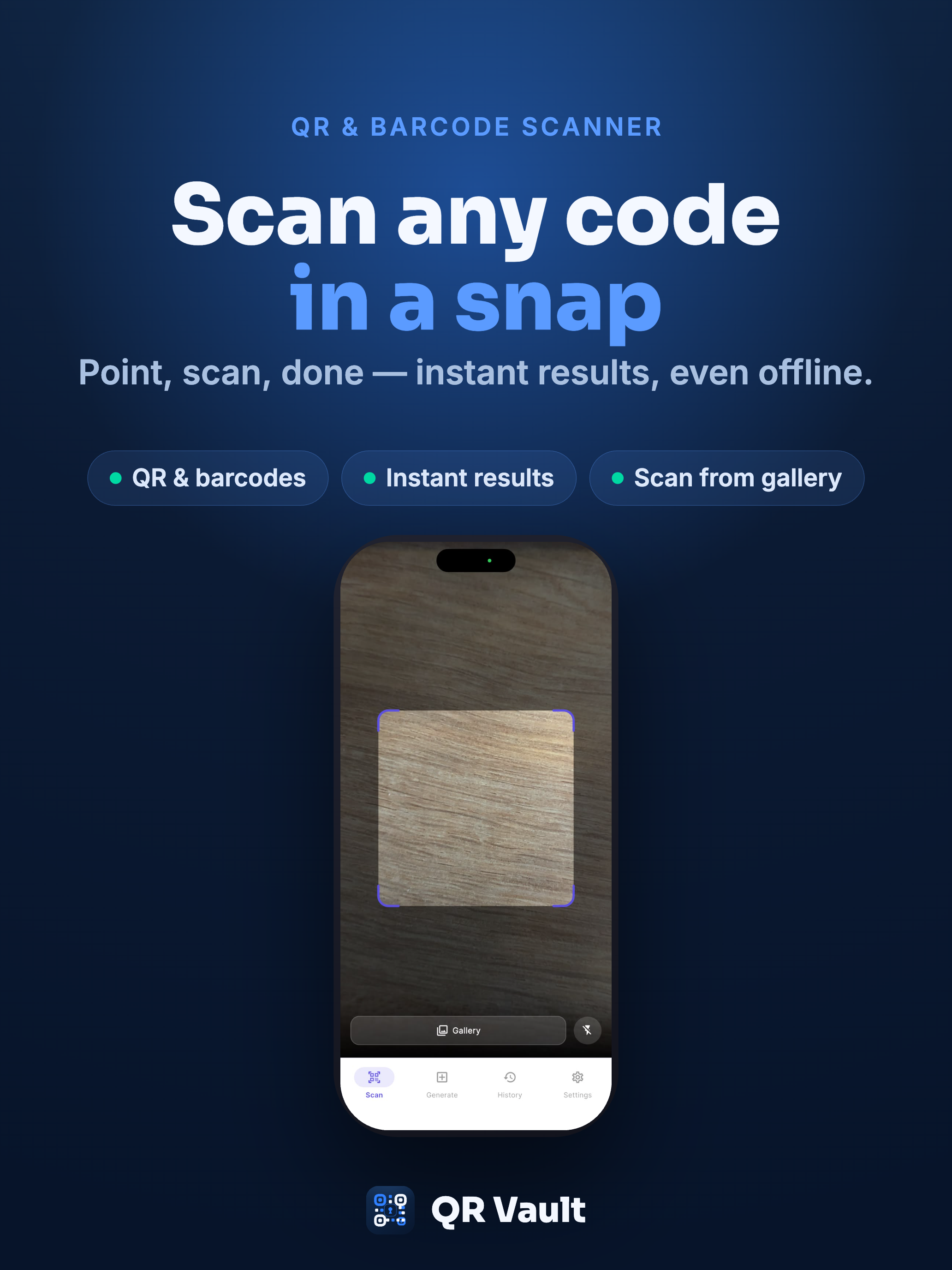 QRVault - QR Scanner screenshot 8