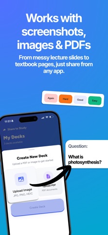 StudyShare: AI Flashcards App iPhone screenshot
