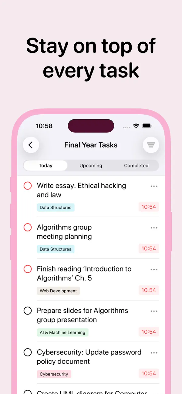 #2. Assignment Tracker: Timetable (iOS) Podle: Collins Cheruiyot