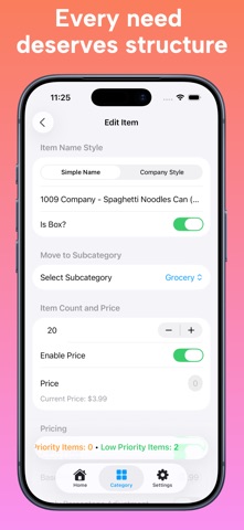 Need List: Inventory Screenshot 3 of 4