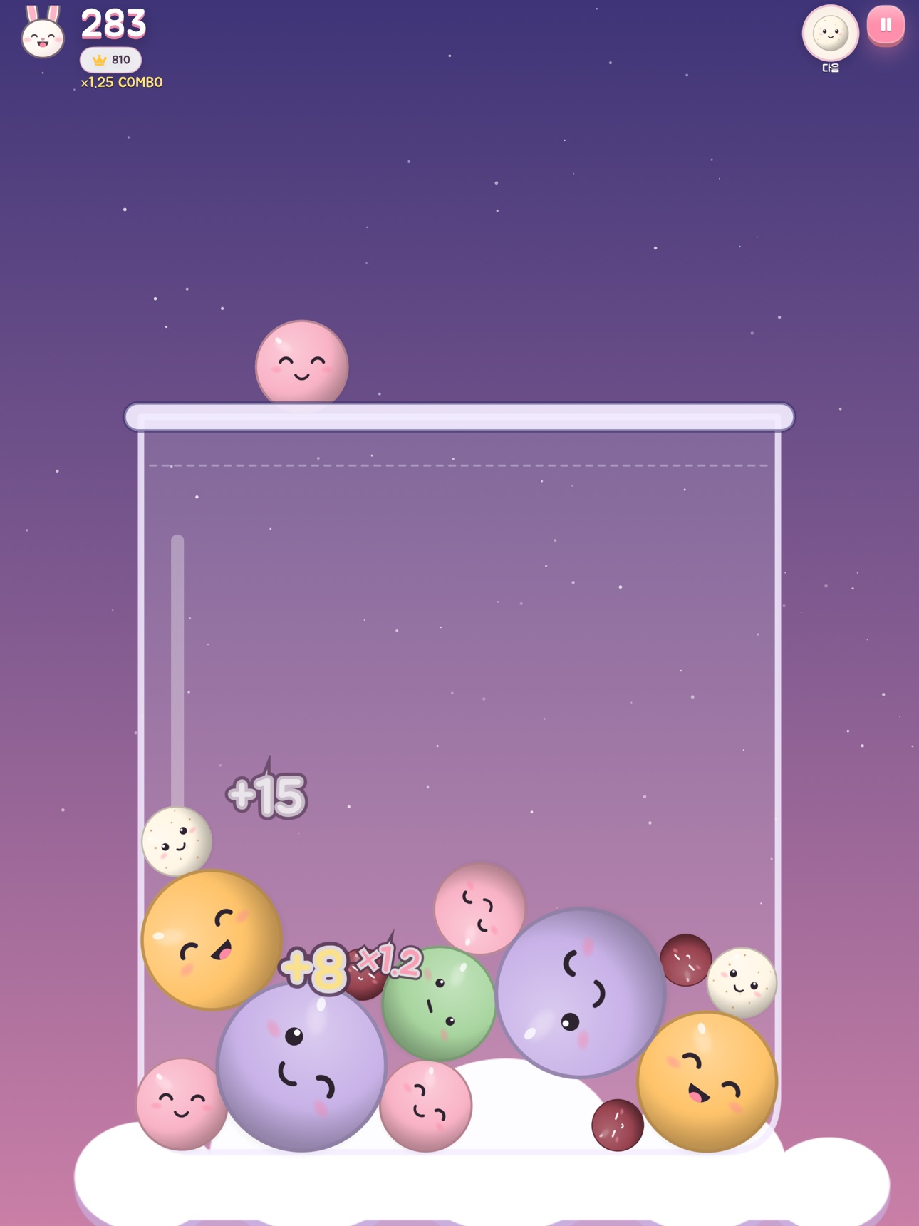 Screenshot 7 of Mochi Moon: Merge Drop Puzzle