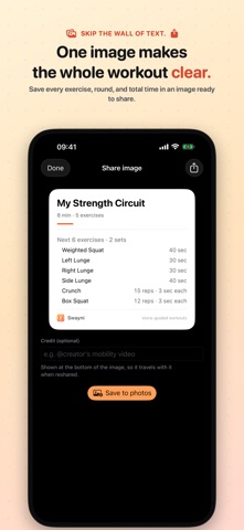 Swayni: Custom Workout Timer Screenshot 8 of 8