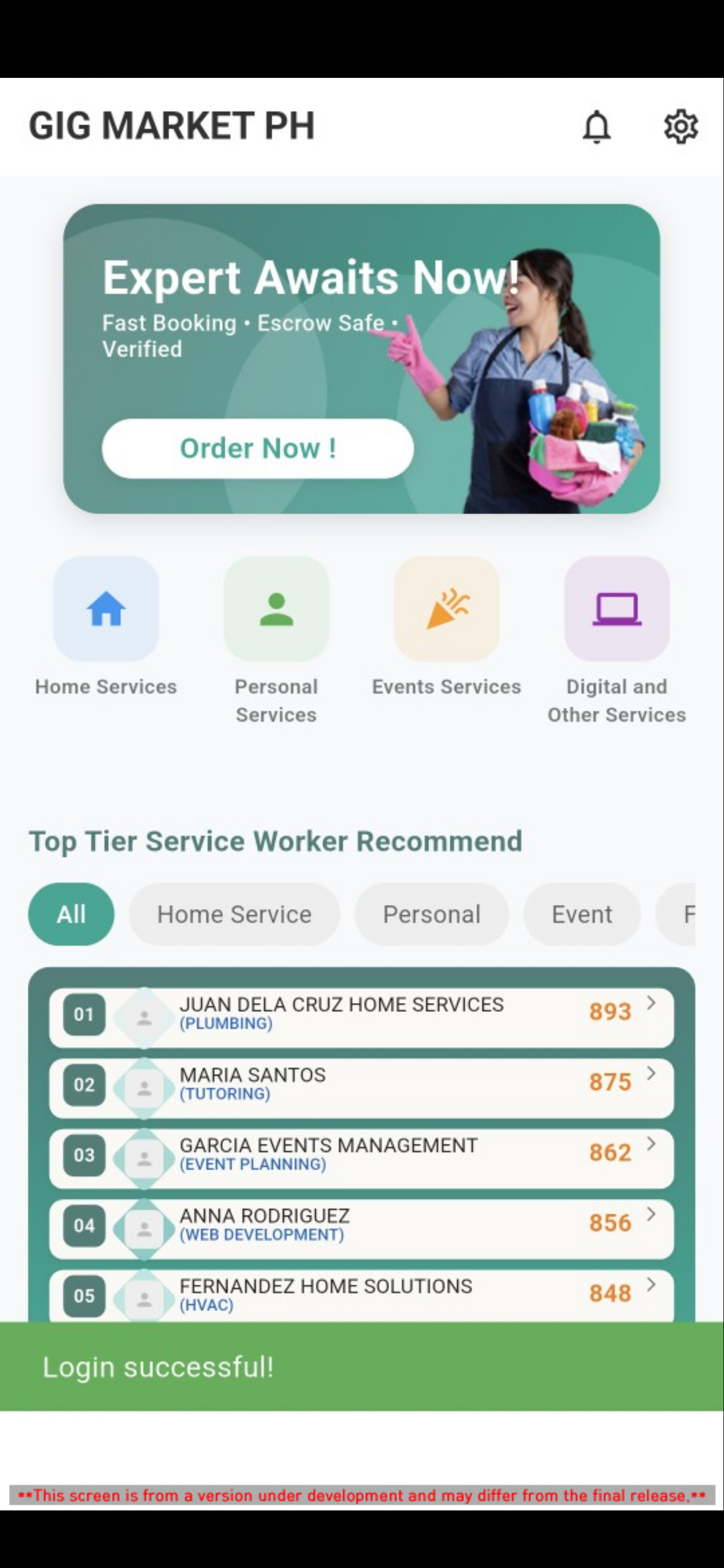 GIG MARKET PH screenshot 2