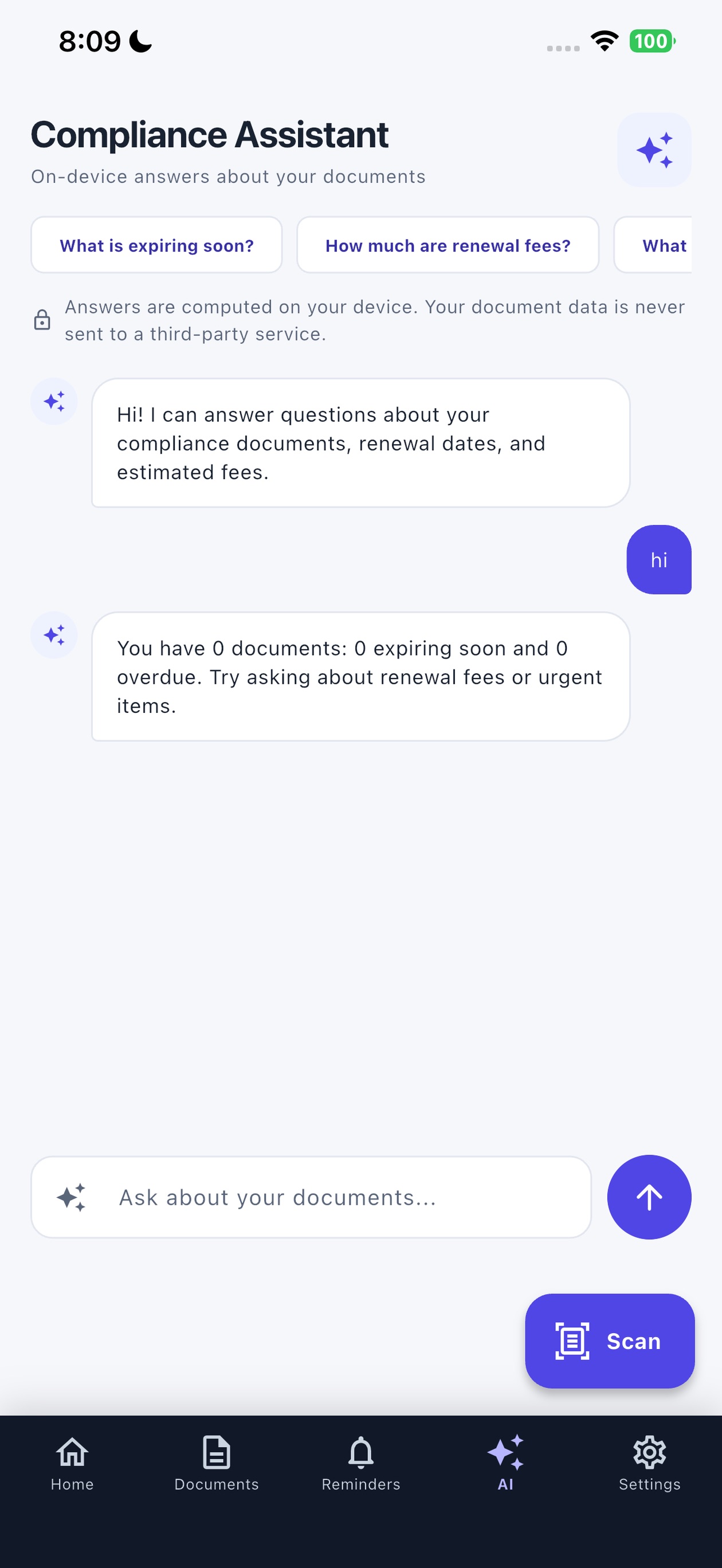 Screenshot 4 of RemindMe AI 01
