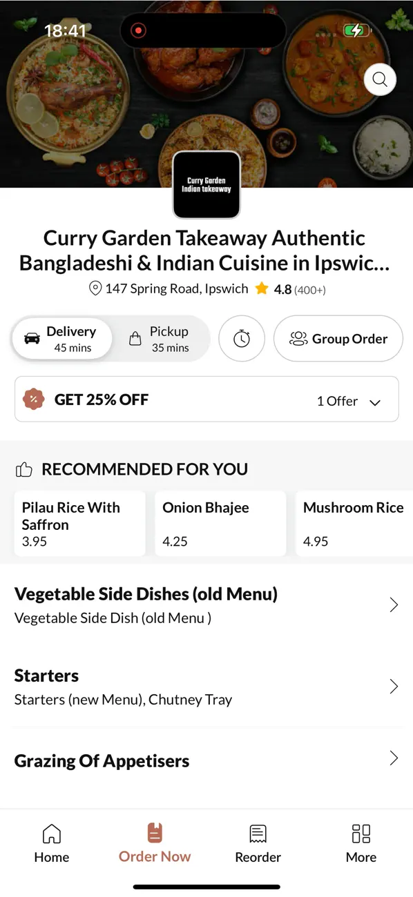 Screenshot #2 pour Curry Garden Indian Takeaway