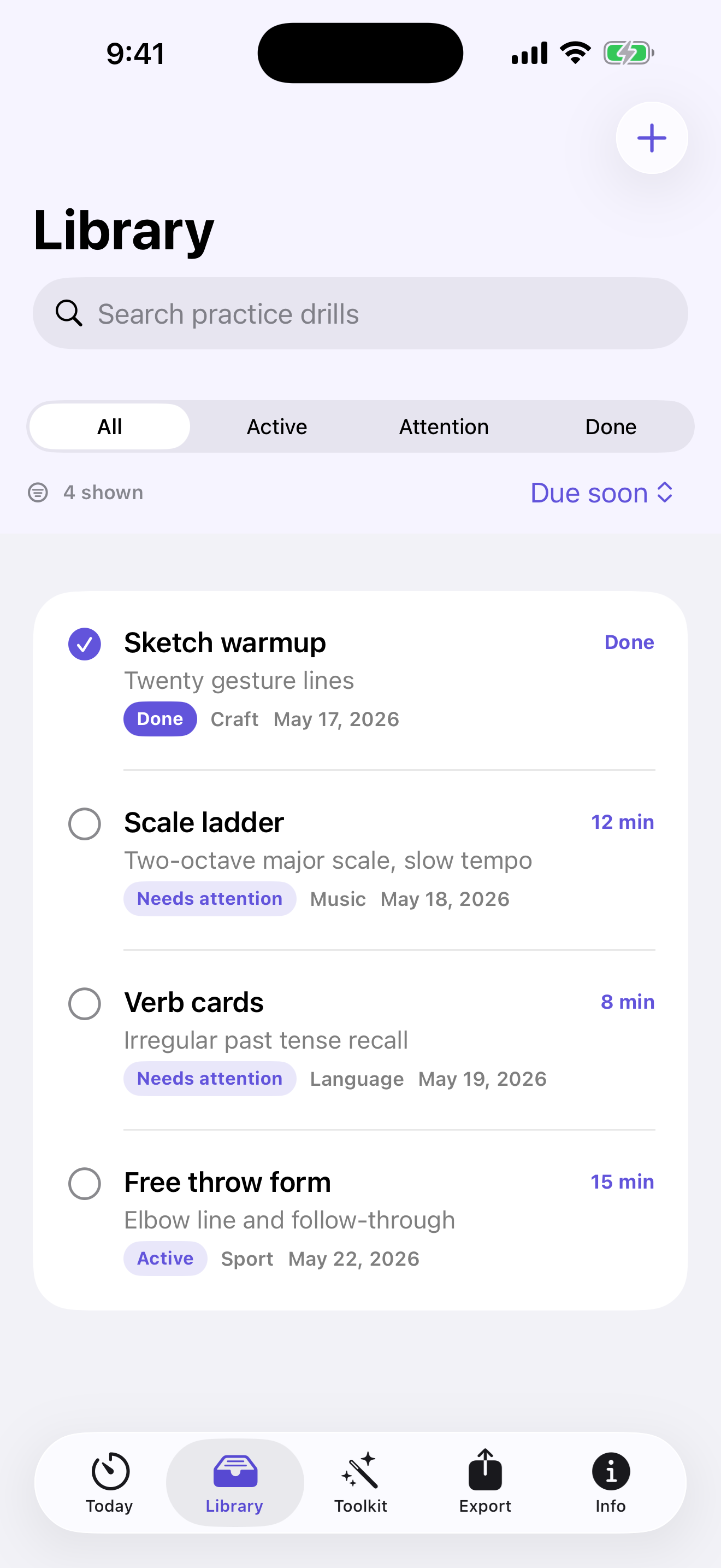 PracticePocket screenshot 2 of 5