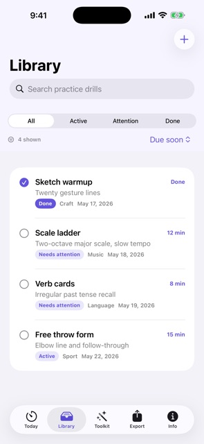 PracticePocket screenshot 3
