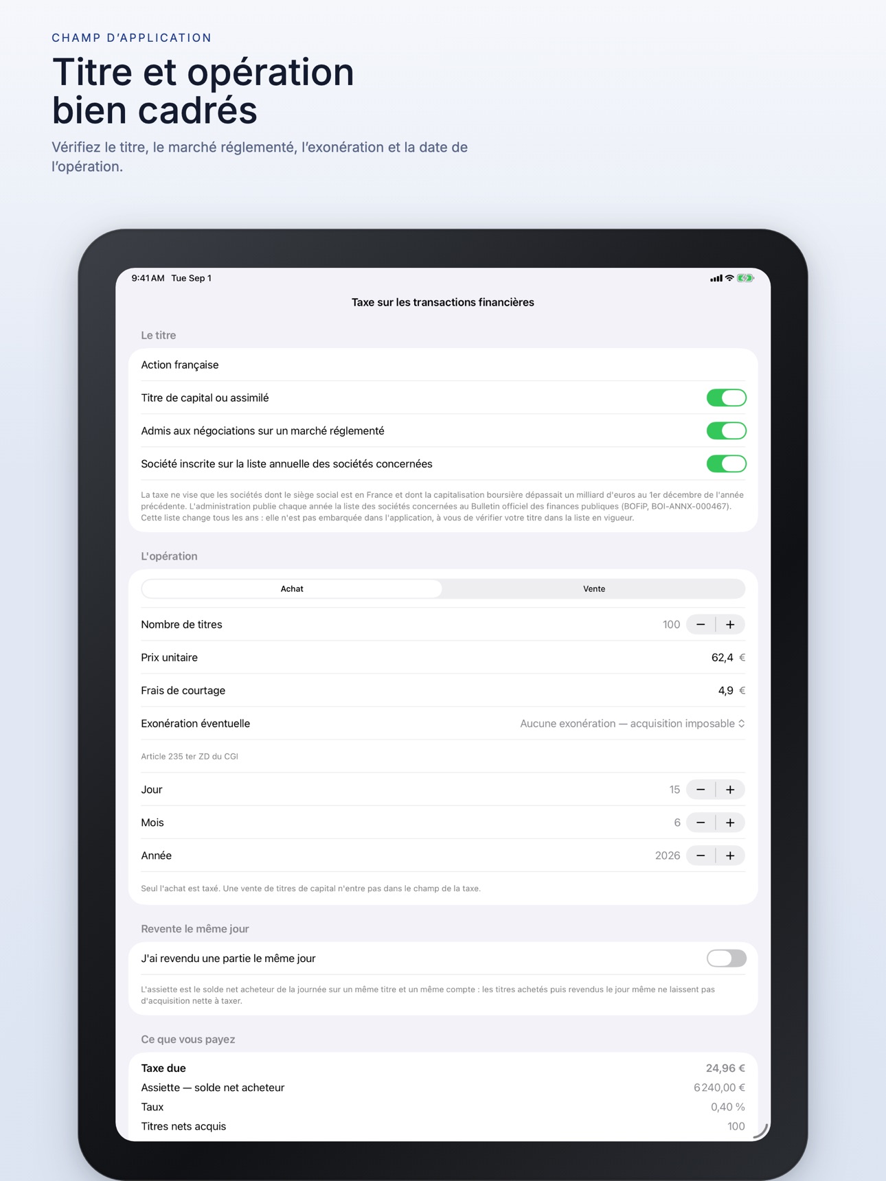 Screenshot 3 of Taxe TTF