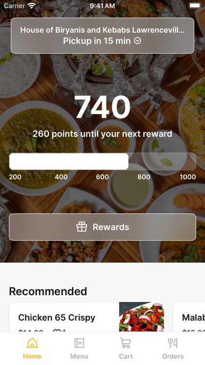 House of Biryanis and Kebabs