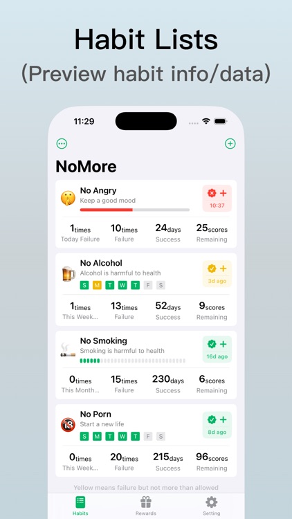 NoMore - Quit Your Bad Habit