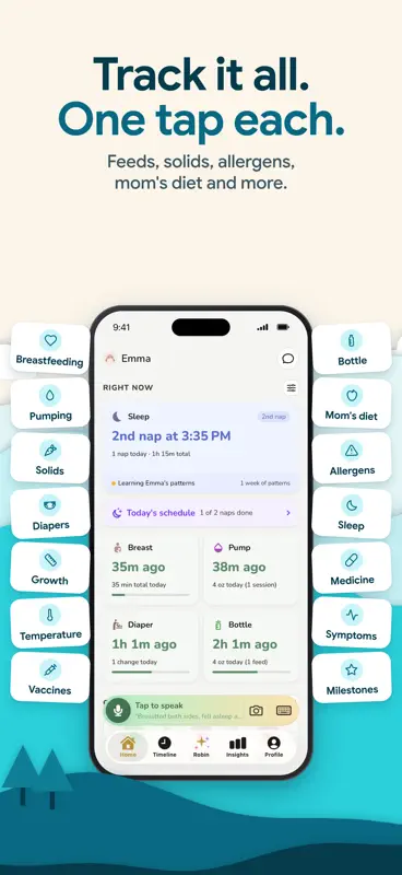 Baby Tracker: Robin screenshot 2 of 10