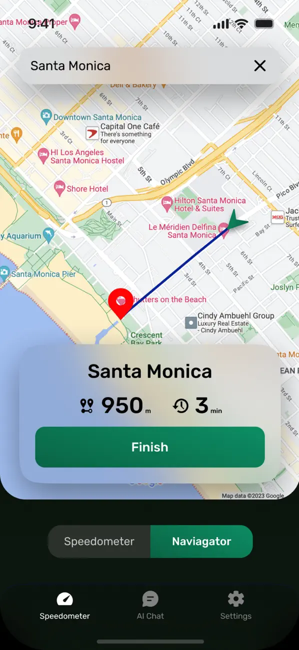 Screenshot #3 pour Compteur de Vitesse GPS Appli