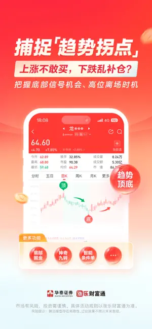 涨乐财富通-炒股票理财就选华泰 iPhone screenshot 5