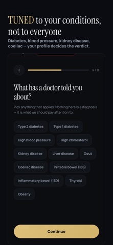 Nouriva Food Scanner iPhone screenshot