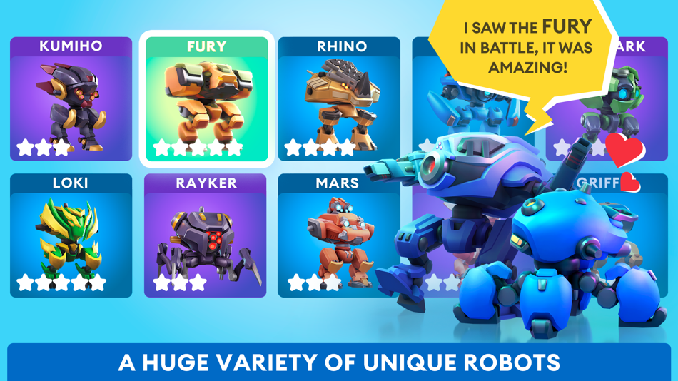 #2. Little Big Robots. Mech Battle (iOS) 由: MYGAMES MENA FZ LLC