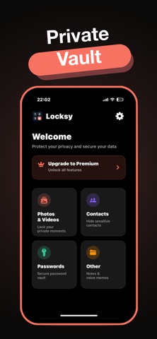 Secret Photo Vault • Locksy iPhone screenshot