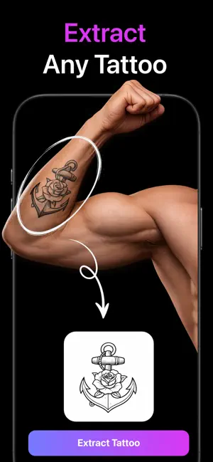 Etch: AI Tattoo Design & Maker screenshot 1