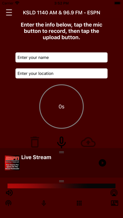 KSLD-AM Screenshot