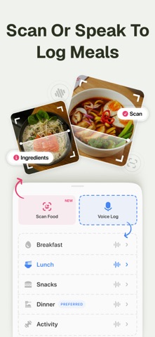 Caloric: AI Calorie Counter iPhone screenshot