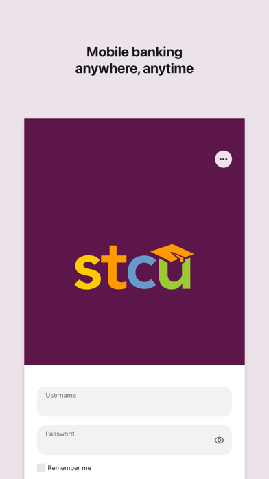 STCU Mobile Banking Screenshot