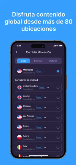 Captura de pantalla de VPN - Super Unlimited Proxy en iPhone 2