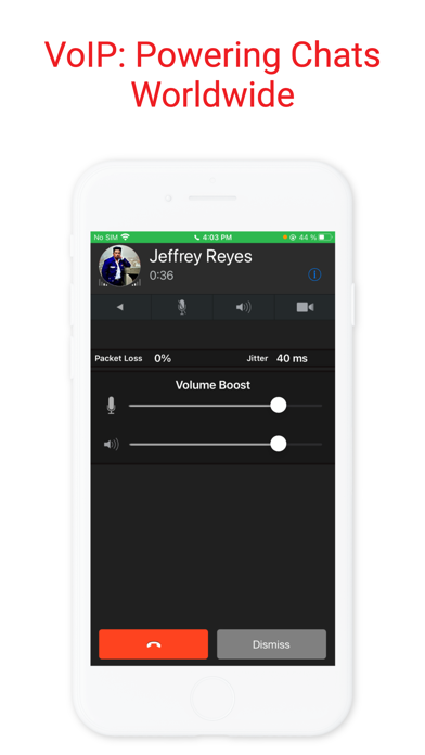 Unified Voice Softphone Screenshot