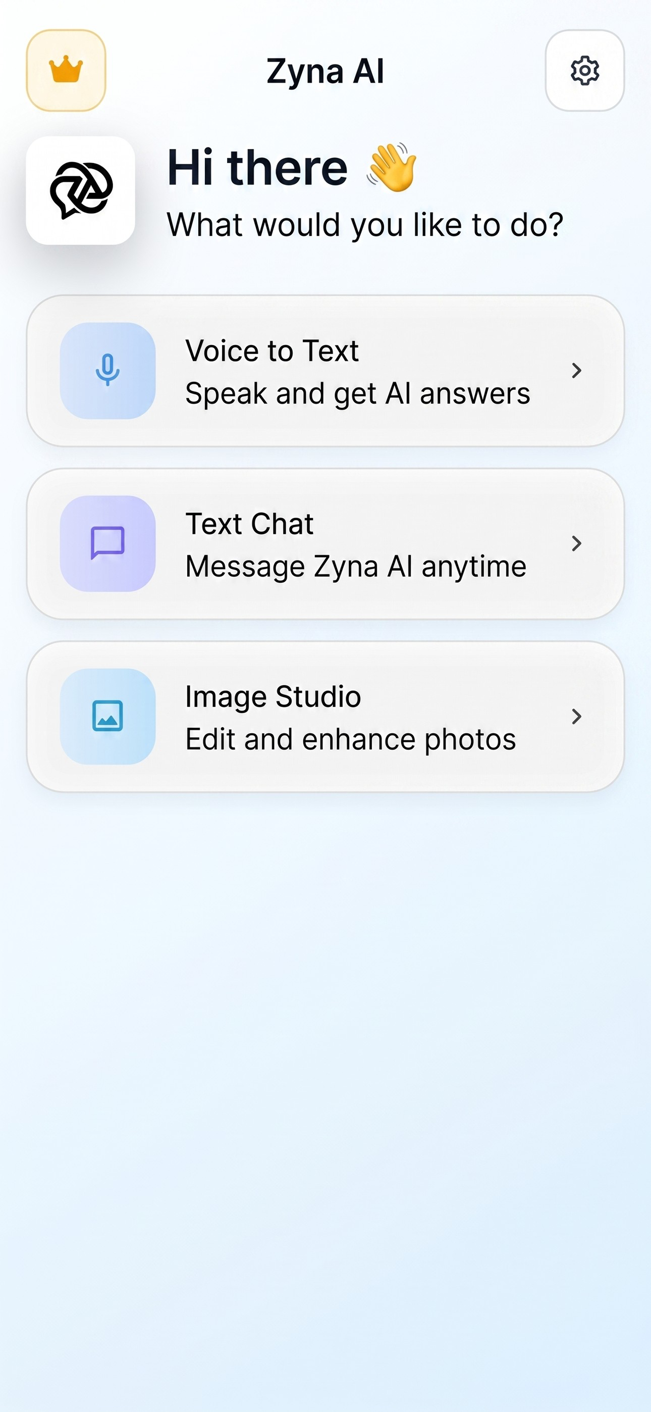 Zyna AI: Chat, Edit, Create