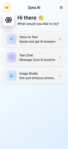 Zyna AI: Chat, Edit, Create screenshot