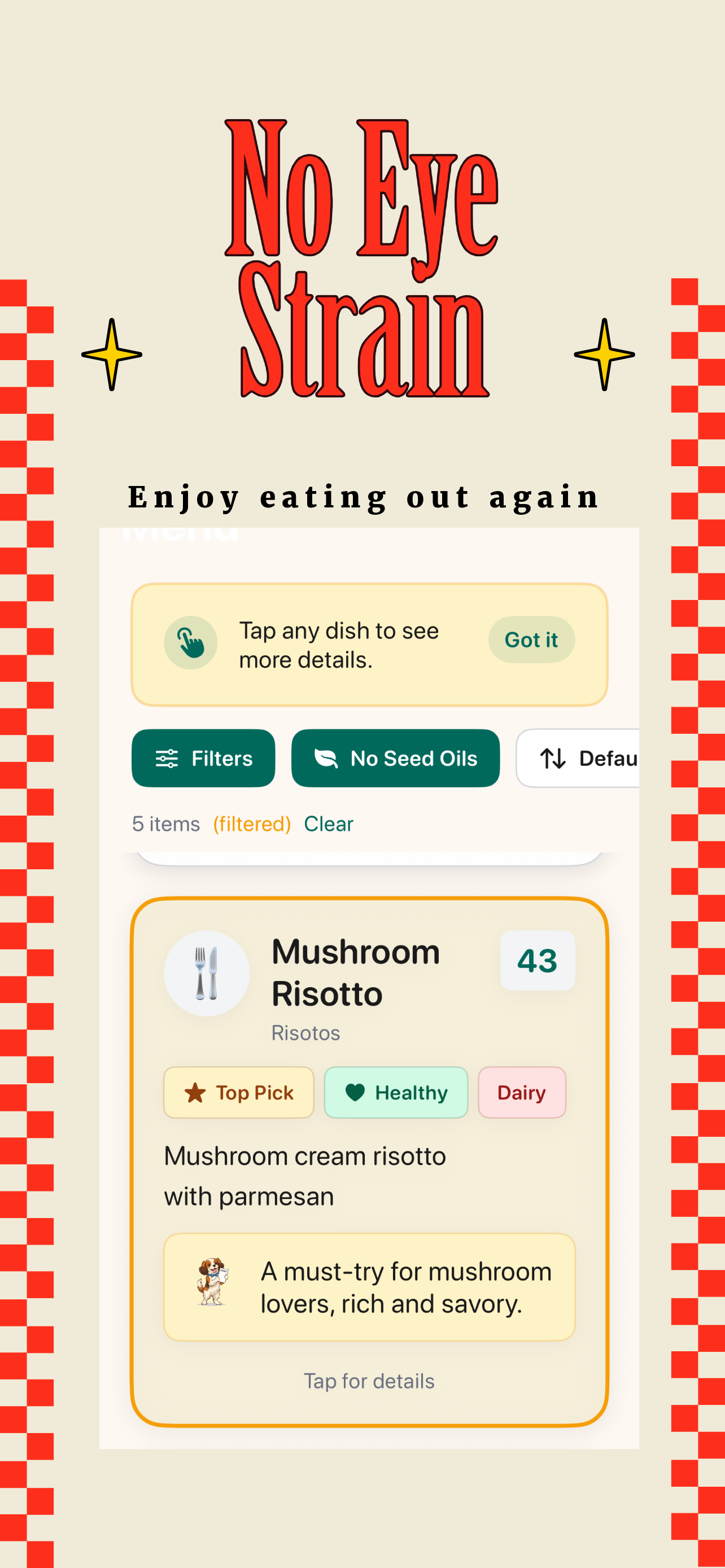 Menu Simplify screenshot 3