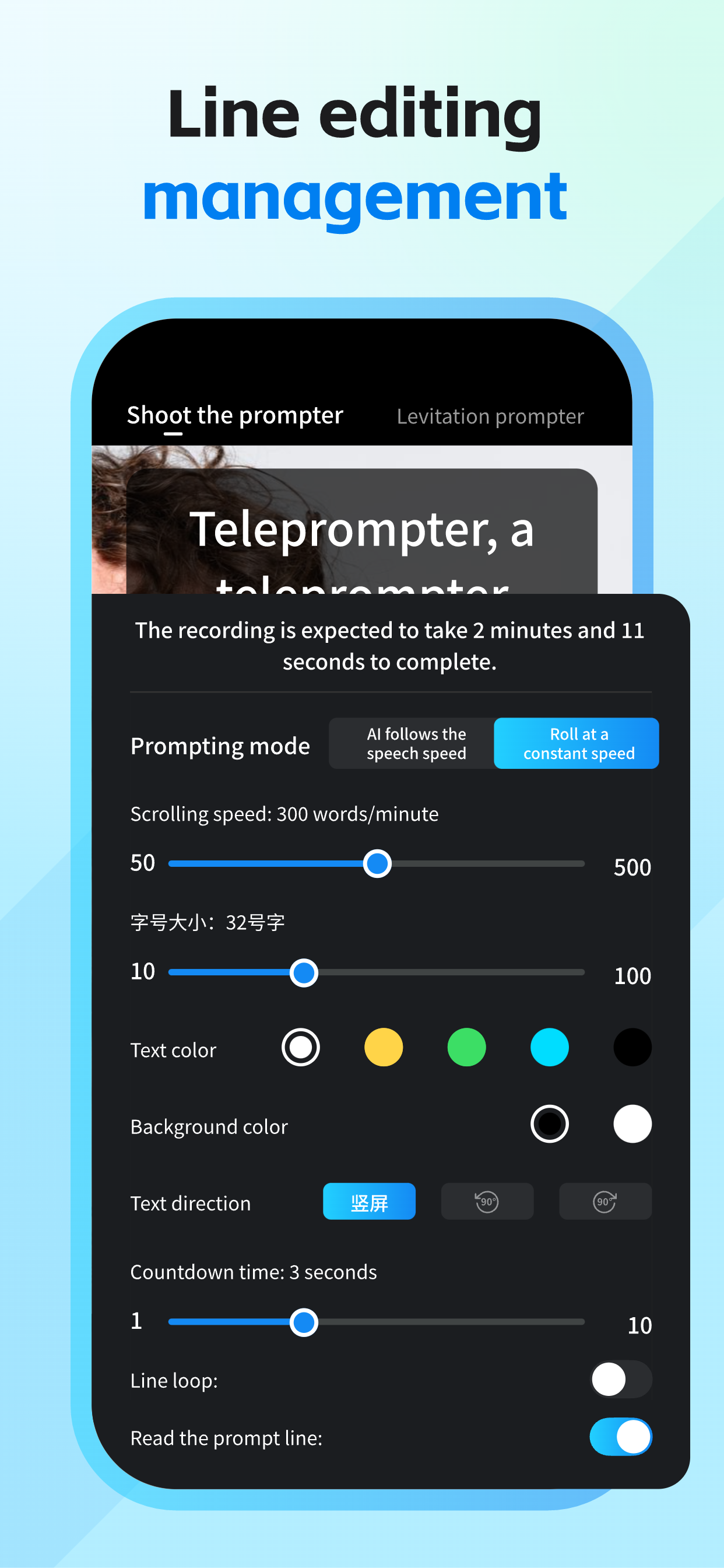 Teleprompter-Floating Dialogue