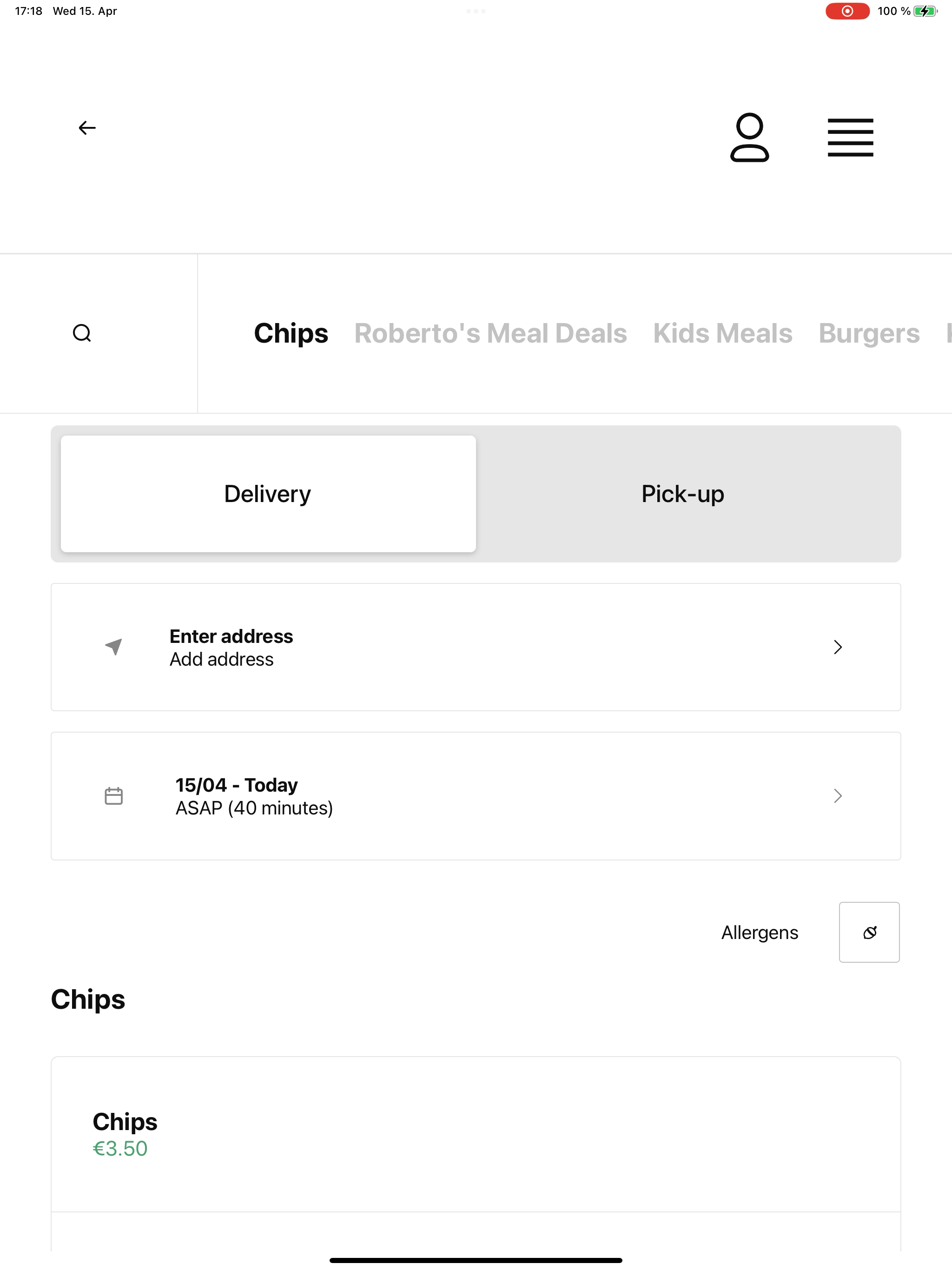Roberto's Takeaway Carrick IE screenshot 7