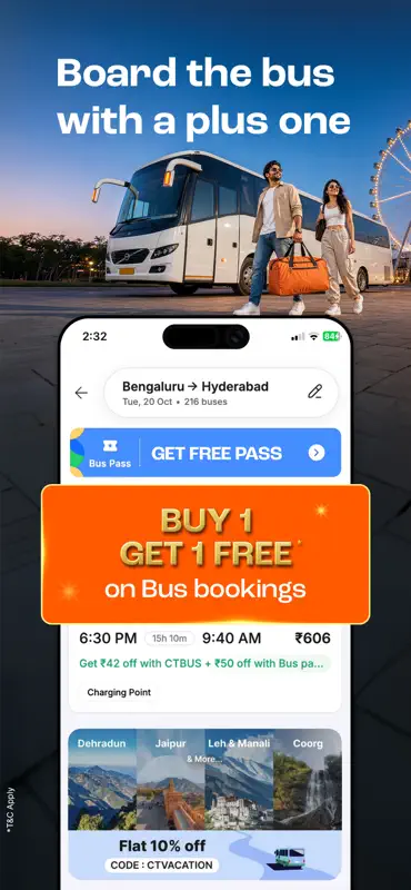 Cleartrip Flights, Hotels, Bus screenshot 6 of 8