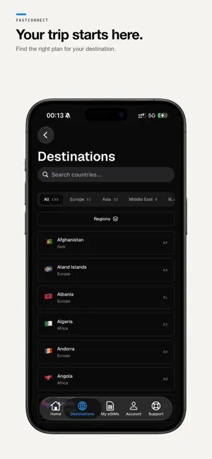 FastConnect: Travel eSIM screenshot 2