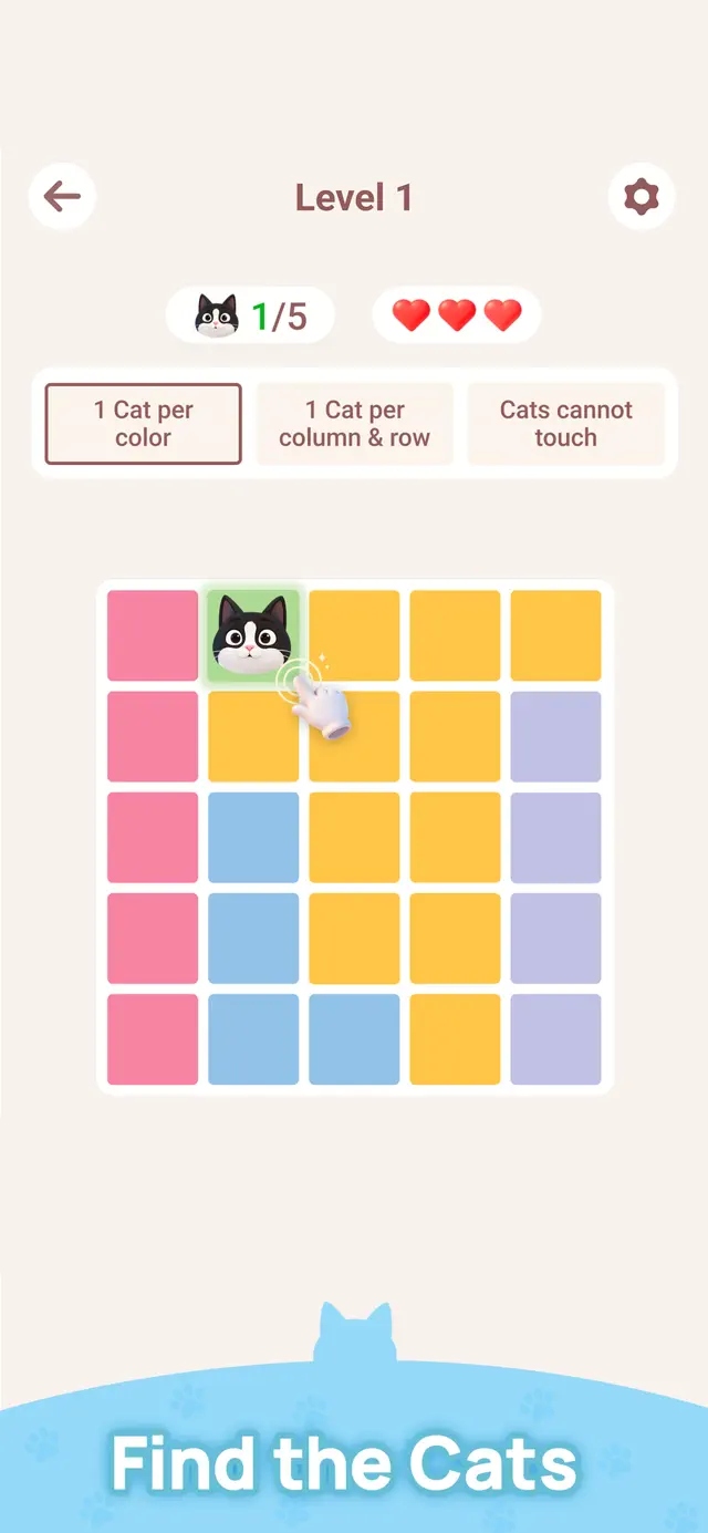 Meowdoku! screenshot 1