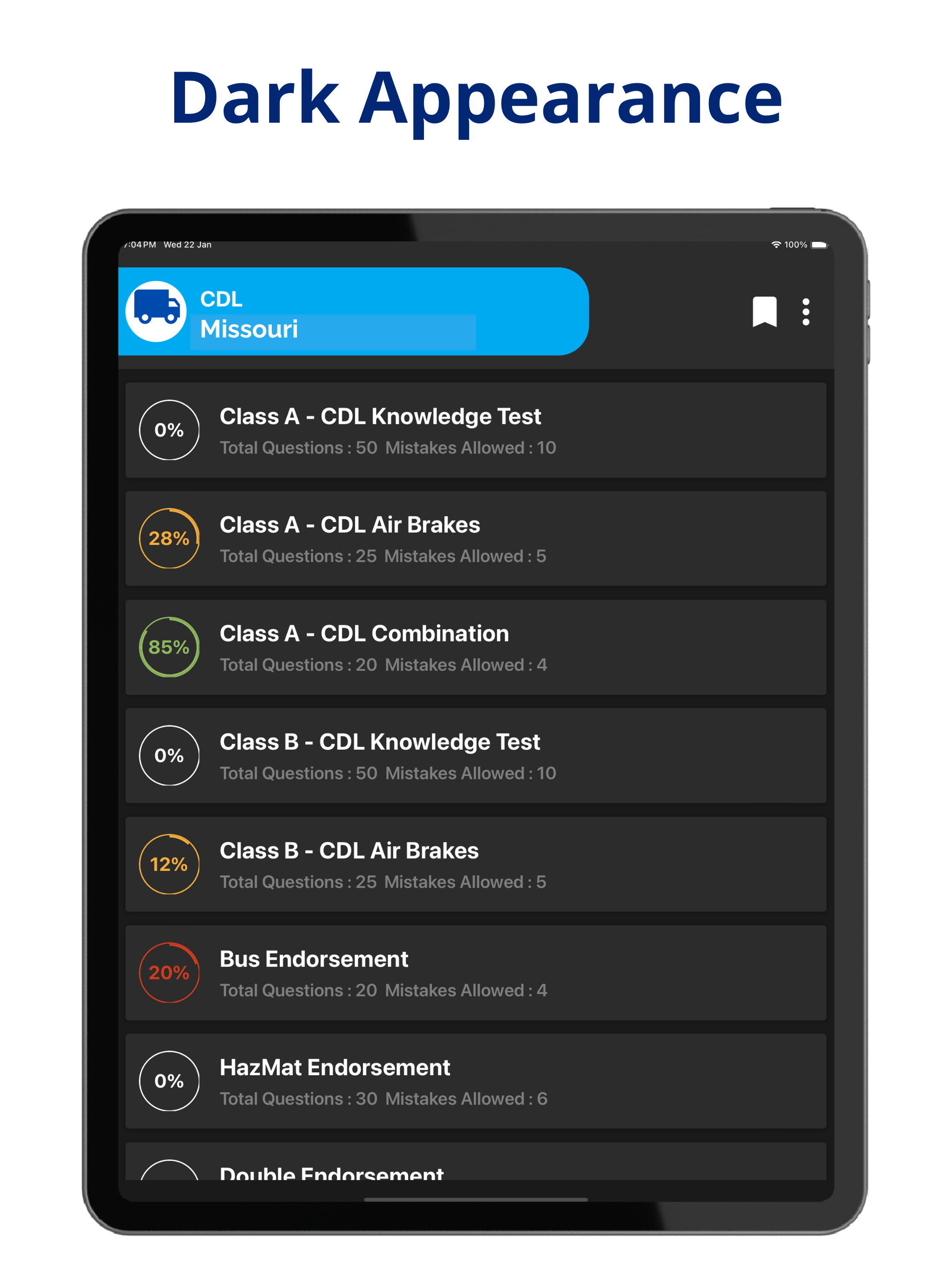 Missouri CDL Prep Test
