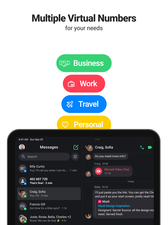 #3. Call.com: 2nd Phone Number (iOS) Podle: Call.com Telecom