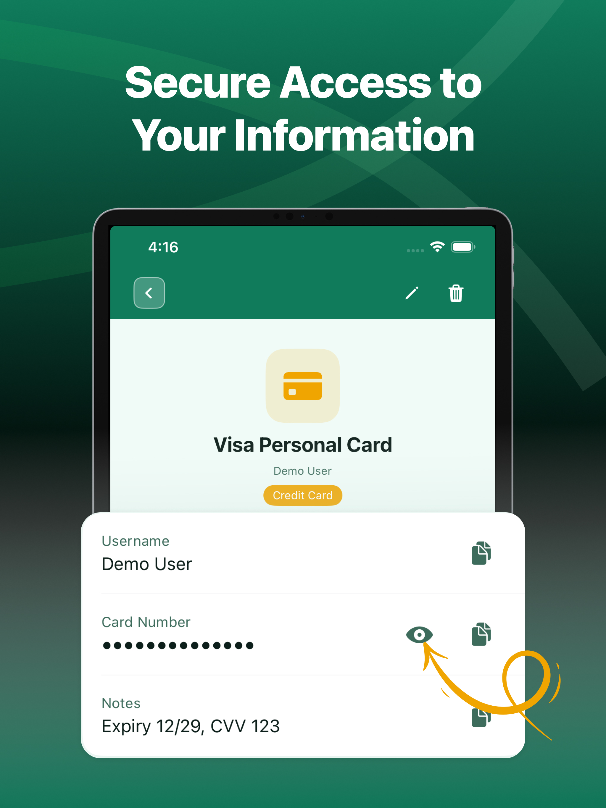 Password Manager - KeyPass App screenshot 9