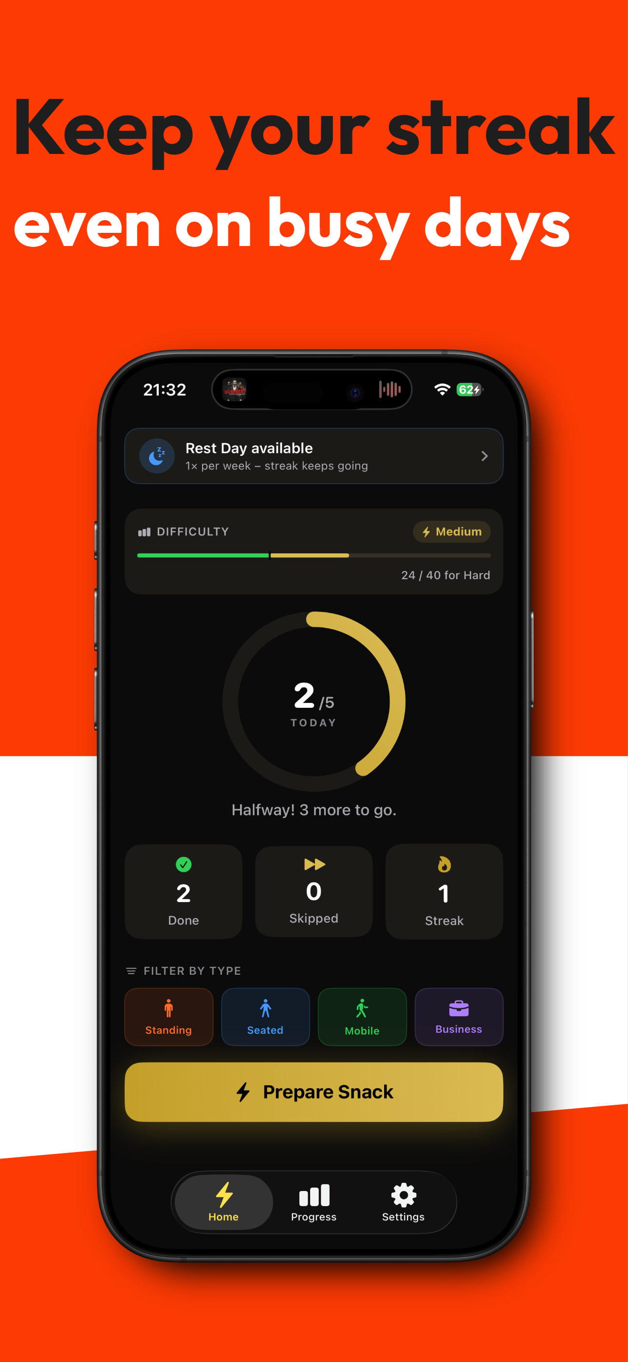 Exercise Snacks: Mind & Motion screenshot 3