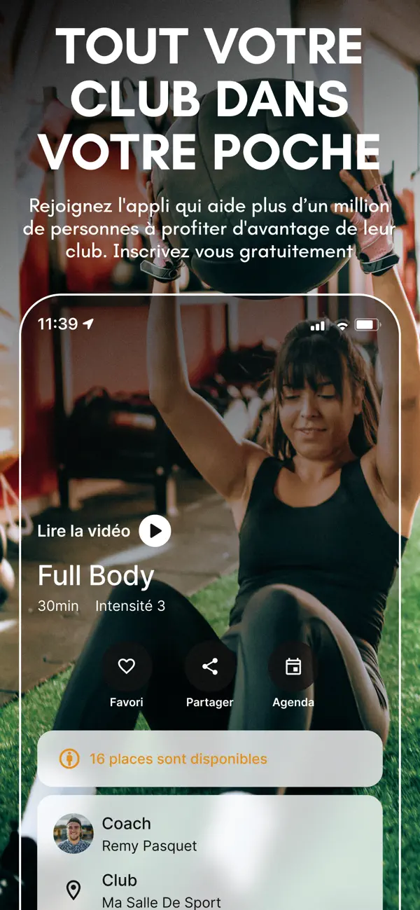 Screenshot #1 pour Planète Fitness France