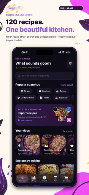 YumKeep: Recipe Keeper screenshot 1