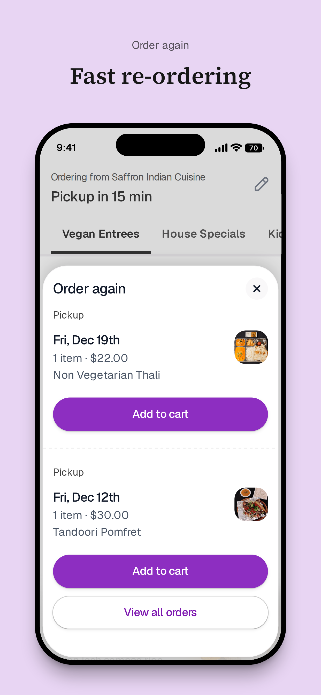 Saffron Indian Cuisine NC screenshot 4