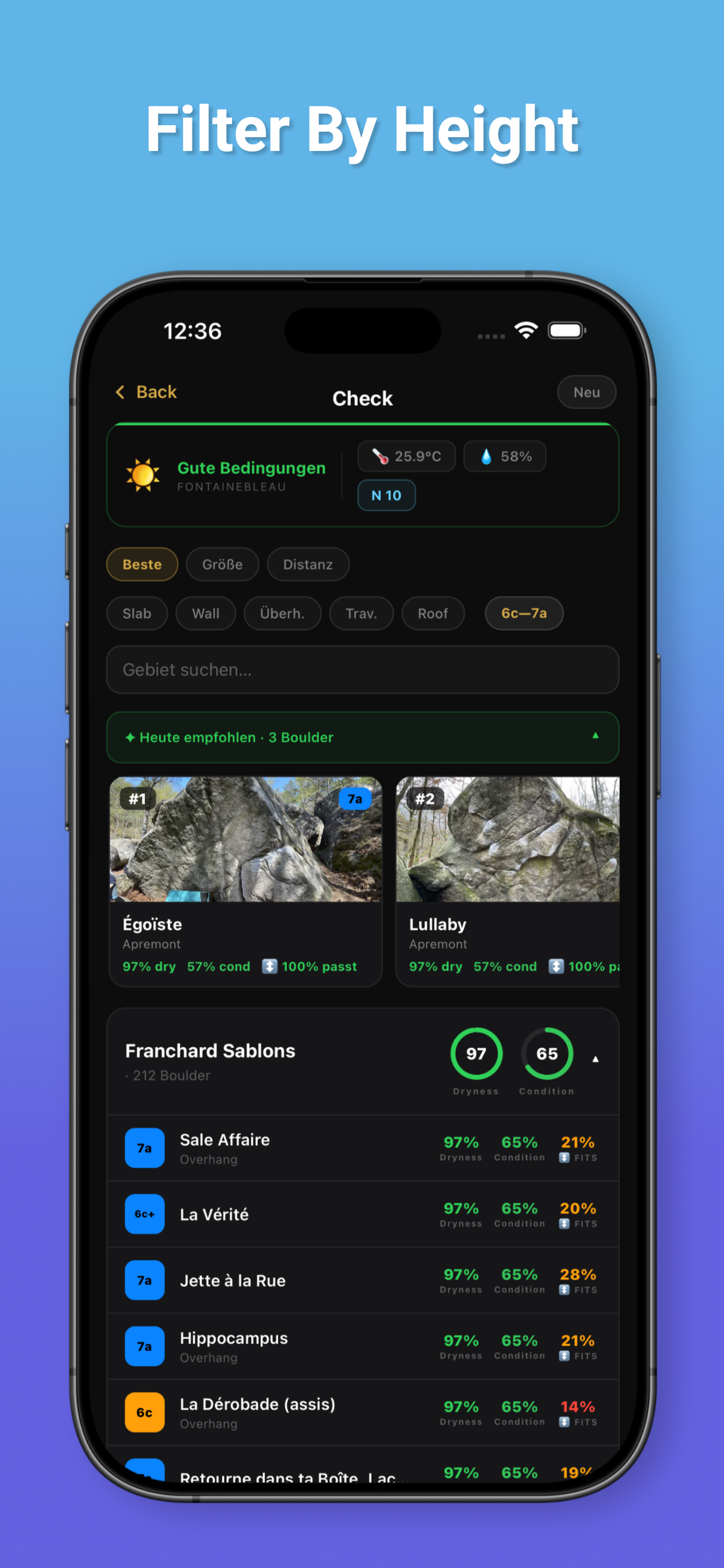 HIGHSET: Climbing Conditions