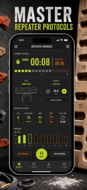 Hangboard: Climbing Training screenshot 3