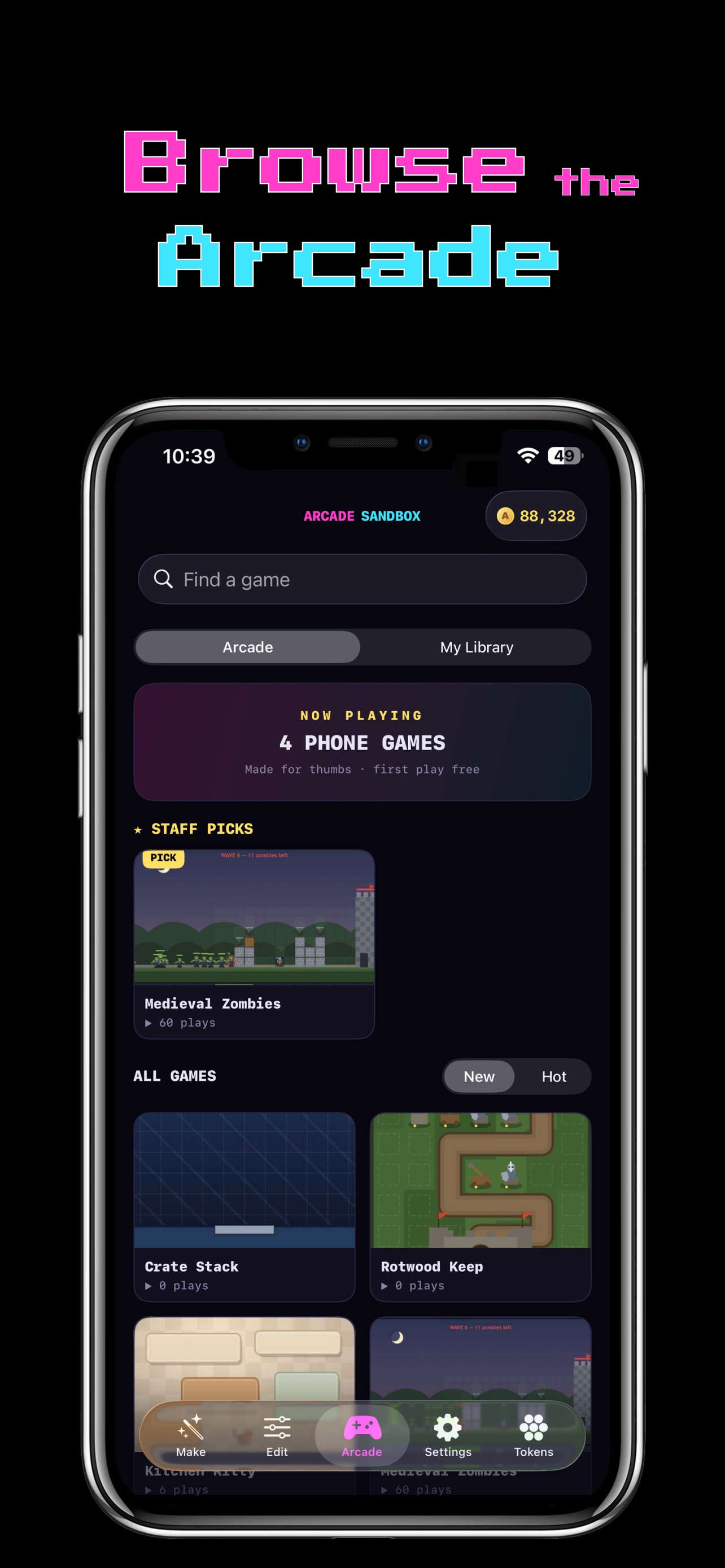 Screenshot 2 of Arcade Sandbox