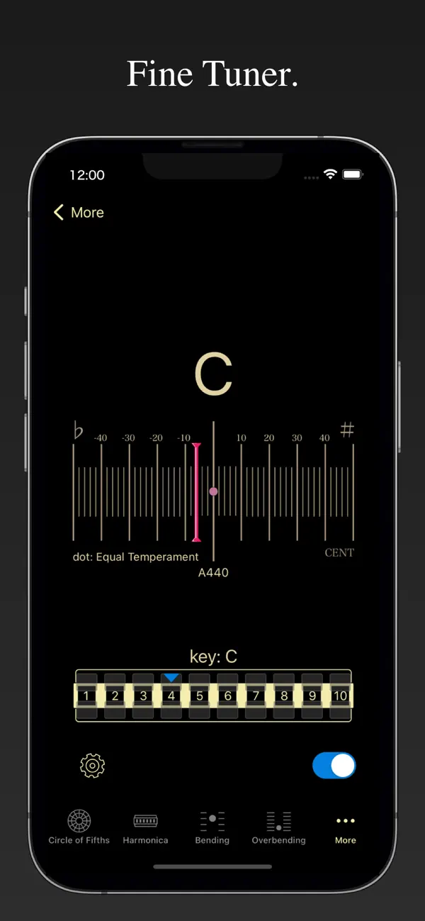 Screenshot #3 pour Harmonica Bending Trainer+