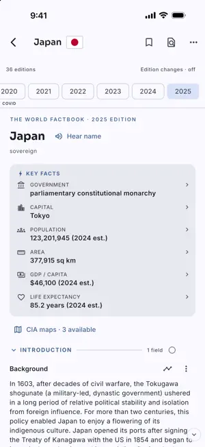 World Factbook Archive screenshot 4