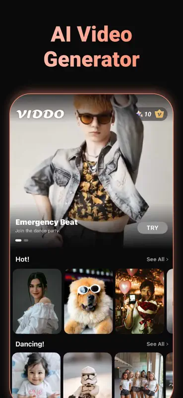 AI ビデオ ジェネレーター - Viddo AI screenshot 1 of 8