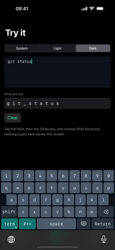 Shell Keyboard screenshot 4 of 6